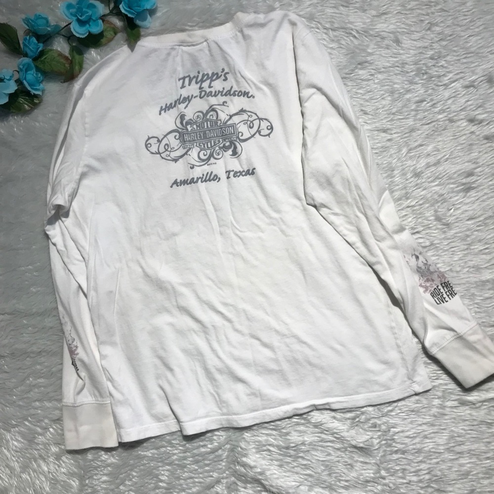 Harley Davidson Long Sleeve Graphic Tee - Picture 3 of 6